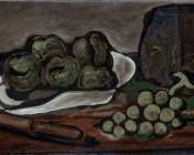 乔治 勃拉克 : Still life with fruits